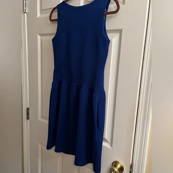 CYNTHIA ROWLEY~ COBALT BLUE~PULLOVER DRESS~SIZE 4 - Picture 9 of 10